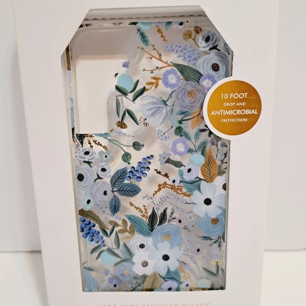 Rifle Paper Co Samsung Galaxy 22+ Floral 10 Foot Drop‎ Antimicrobial Phone Case